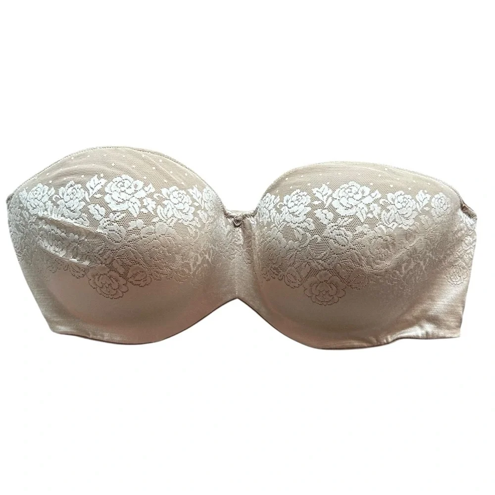 Soma 44DDD stunning support strapless bra molded cups support multi way strap - Picture 7 of 8